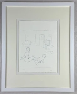 XISCO MENSUA Spanish 1995 signed framed original engraving art print Ltd Ed n2 - Picture 1 of 6