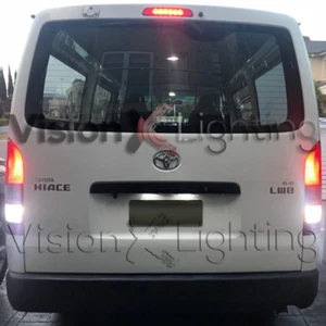 Toyota Hiace MK5 2005-2016 Pair Bulbs Ba15s Reverse Led Bright White 6000K - Picture 1 of 1