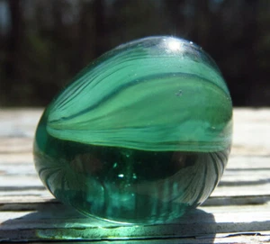 AQUA OBSIDIAN GORGEOUS RARE POLISHED THROAT CHAKRA TUMBLE STONE *5 - Picture 1 of 8