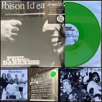 POISON IDEA Feel The Darkness 2x LP Green Vinyl 100-Void Negative Approach YDI - Image 1 of 4