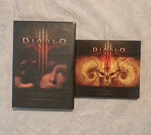 Diablo 3 III Collectors Edition Lot - Soundtrack CD, & Behind Scenes DVD - Picture 1 of 4