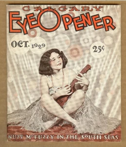 Calgary Eye Opener October, 1929 F- Early Carl Barks Art Cartoons - Picture 1 of 2
