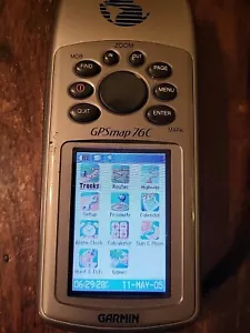 Garmin Handheld Outdoor Color Map GPSmap 76C Portable Navigator TESTED - Picture 1 of 16