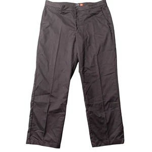IZOD Pants Men 40x32 Gray Classic Fit Chino Flat Front Stretch High Rise NWT - Picture 1 of 19