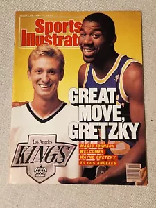 August 22, 1988 Wayne Gretzky Magic Johnson Sports Illustrated Newsstand Copy - Picture 1 of 8