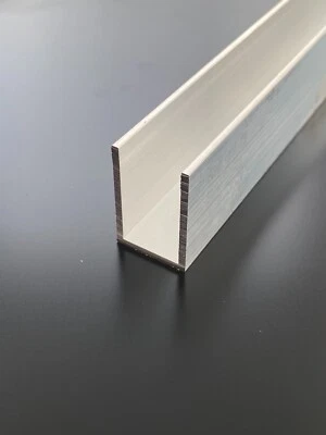 GOSMANN U-PROFIL 30 x 20 x 30mm Alu Aluminium blank / weiß / anthrazit für 16mm