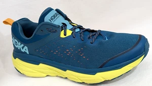 Zapatos para correr de trail HOKA ONE ONE Challenger ATR 6 13 para hombre amarillo azulado $145 usados en excelente estado* - Imagen 1 de 12