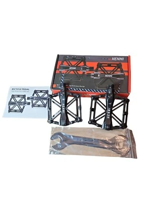 Bicycle Pedals 9/16 Inch Aluminium MTB Pedals with Sealed Bearings Non-Sli - Image 1 of 3