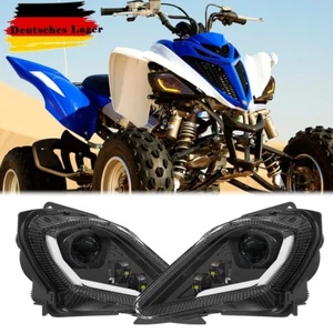E24 Paar LED Scheinwerfer Blinker Für Yamaha ATV Raptor 700 250 350 YFZ 450 450R - Bild 1 von 10