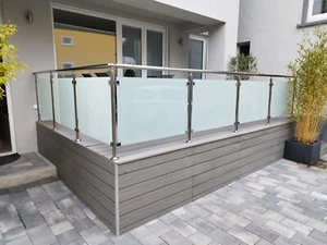 Balkongeländer Geländer Treppe Terrasse Edelstahl Bausatz - Bild 1 von 11