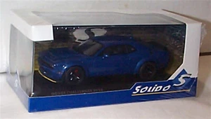 SOLIDO 1/43 DIECAST 2018 Dodge Challenger SRT demon Blue New S4310305 - Picture 1 of 2