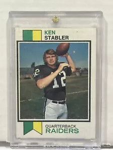 1973 Topps #487 Ken Stabler Rookie RC Near Mint - Picture 1 of 8