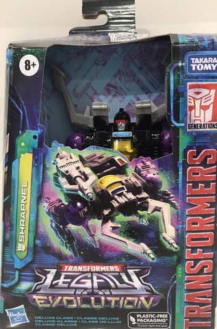Transformers Legacy Evolution SHRAPNEL Deluxe Class Insecticon New In Hand G1 Cover