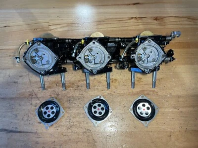 Conjunto completo de rack de carburador Polaris 1996 SLT780 SLX780 OEM agua dulce 3140115 Foto 1 de 4