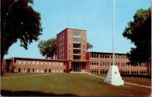 LUTHER COLLEGE Main Building DECORAH, IOWA IA Postcard - Picture 1 of 2