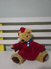 Teddy Tum Tum Teddy Bear In Red Pyjamas And Nightcap Patrick Lowey Toy 23Cm