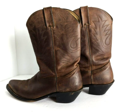 Botas de Vaquero Durango Western para Mujer de Cuero Marrón Talla EE. UU. 9,5 M Puntada de Eje Foto 1 de 4