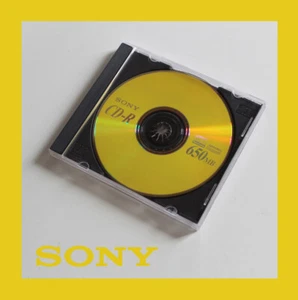 SONY CD-R Color Mix 👌 CDQ-74NX1 74 min - 650 MB 16x Yellow Giallo Amarillo Gelb - Zdjęcie 1 z 1