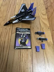 VTG 1983 Takara Transformers G1 Skywarp Decepticon Figure Jet Cannon Fist Manual - Picture 1 of 22