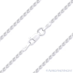 Twist-Seil 1,2 mm Diamantschliff Italienische Kette Collier in 925 Italy Sterling Silber - Bild 1 von 2