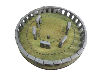 Design Toscano Restored Stonehenge Monument Statue Miniature Desk Decor - Picture 1 of 9