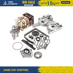 Timing Chain Kit Cover Oil Water Pump Fit 79-82 Toyota Pick Up 2.2 2.4 20R 22R - Bild 1 von 12
