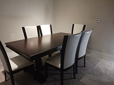 dining room set 6 chairs used - Image 1 of 4