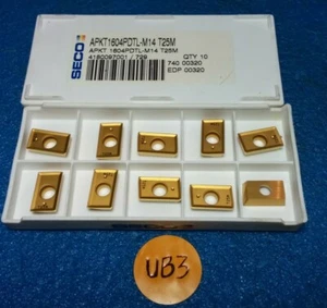 SECO APKT1604PDTL-M14 T25M CARBIDE INSERTS 10 PCS - Picture 1 of 2