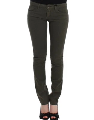 Costume National Green slim leg jeans - Imagen 1 de 4