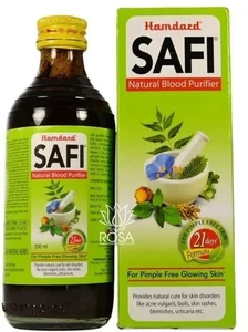 Hamdard Safi Natural Syrup For Acne Pimple Blemishes Rashes 100ml X 2 Pack - Picture 1 of 3