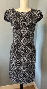 H&M Black Dress Short Sleeve Size 8 - Picture 1 of 6
