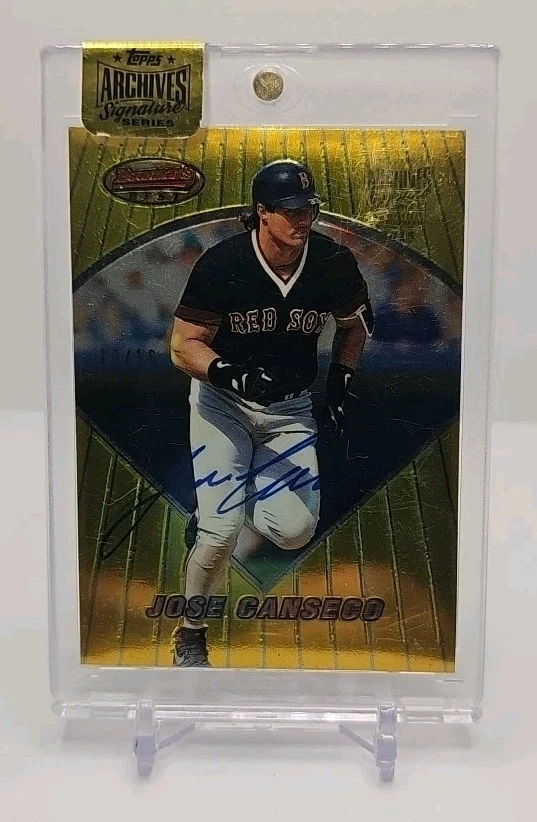 Jose Canseco 2016 Topps Archives Signatures Bowmans Best Auto/16 Foto 1 de 1