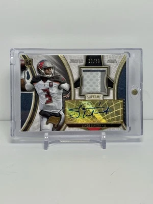 Parche de novato Topps Supreme/30 Jameis Winston 2015 #SAP-JW RPA automático radiocontrol Foto 1 de 2
