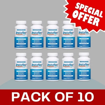 10 Bottles Instaflex Advanced Joint Support 30 Capsules Each – Doctor Formulated - Image 1 of 4