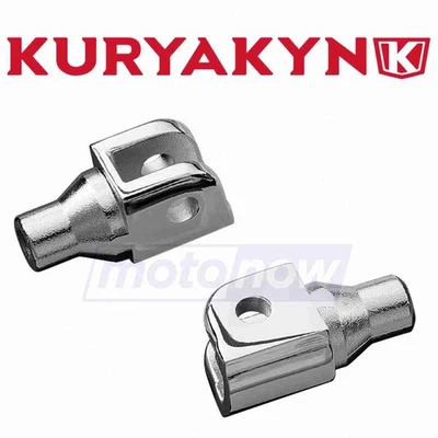 Kuryakyn Front Footpeg Adapters for 1999-2007 Honda VT1100C Shadow Spirit - jj Foto 1 de 4