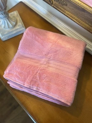 Pottery Been Teen Hyrdocotton Quick Dry Organic Bath Towel (1) Bright Pink NWT  - Image 1 of 4
