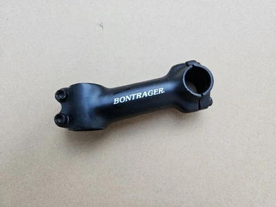 Early 2000s 1-1/8" Bontrager 100mm Threadless Riser Stem 25.4mm Clamp Black - Image 1 of 4