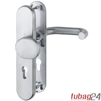 HERMAT & HOPPE Hoppe Baden Schutzgarnitur Wechsel-Garnitur 72mm Edelstahl matt F69