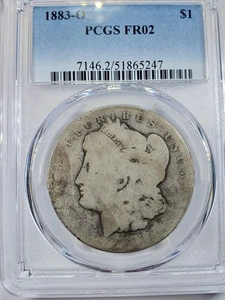 1883 O Morgan Silver $1 Dollar PCGS FR02 Lowball Set - Picture 1 of 4