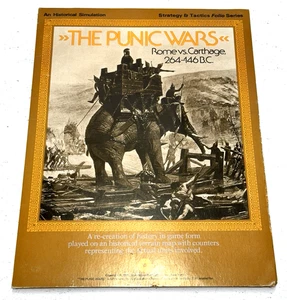 Strategy & Tactics The Punic Wars Rome Vs Carthage 264-146 BC Unpunched 1975 - Picture 1 of 18