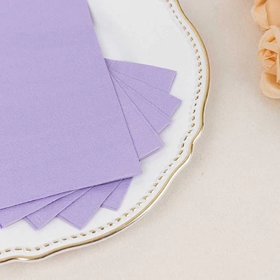 LAVENDER 50 Soft 2 Ply Dinner Cocktail Paper NAPKINS Party Events Home - Image 1 of 4