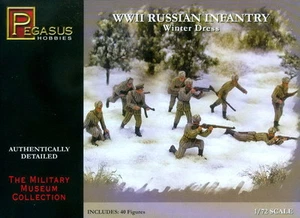 Pegasus 1/72 7269 WWII Russian Infantry (Winter Dress) - Picture 1 of 5
