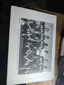 Stampa Cosenza Calcio 1980 Formazione Stadio San Vito Missiroli Lattuada Rappa - Zdjęcie 1 z 1