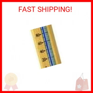 WOOD WALL THERMOMETER - Picture 1 of 1