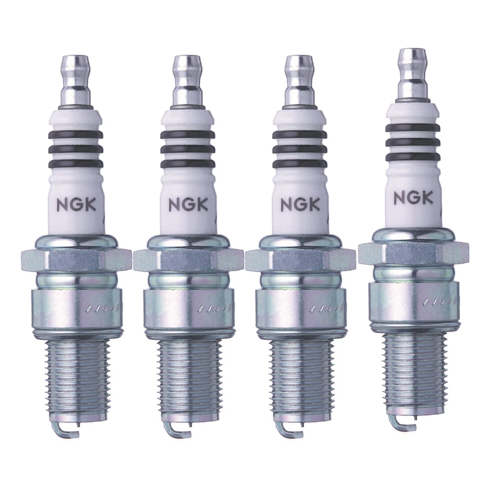 NGK Set of 4 Iridium IX Spark Plug (High Performance) For Porsche 924 930 944 - Image 1 of 1