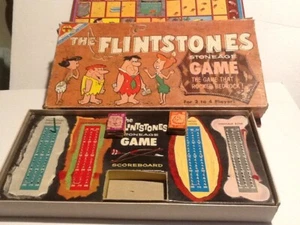 Juego de mesa vintage Picapiedra 1961 Transograma Picapiedra Piedra 60 años - Imagen 1 de 5