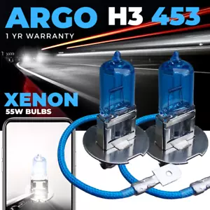 H3 xénon blanc 55 W phares brouillard ampoules de voiture halogène cachées ampoules de mise à niveau 12 V - Photo 1 sur 13