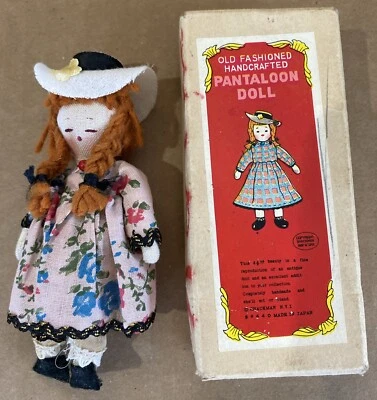 "Muñeca pantalón casa de muñecas miniatura Shackman vintage 4,25"" (UU)" Foto 1 de 4