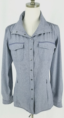 VETEMENTS Giacca donna Duluth Trading Company grigia ventilata a scatto taglia small