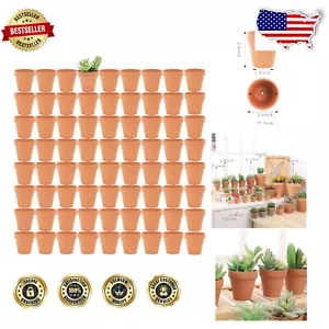 72 Pack - 2.5-Inch Terracotta Pots with Drainage Holes for Succulents & Herbs - Picture 1 of 7